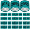 thumbnail image 1 of 50pcs Bird Ring Leg Bands Practical Pigeon Foot Bands Racing Pigeon Leg Rings, 1 of 8