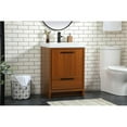 thumbnail image 2 of 24 inch single bathroom vanity in Teak, 2 of 8