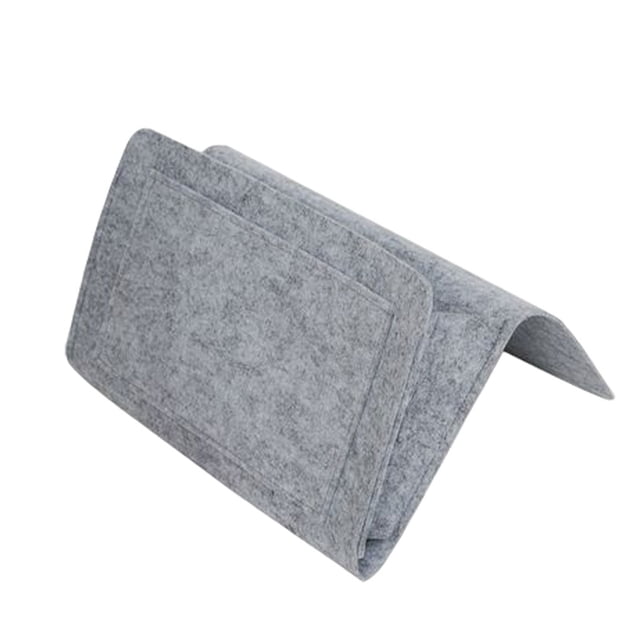 Ounissouiy Bolsa de almacenamiento Bolsas de fieltro nórdico Control remoto Tablet Teléfono Caddy Saco Titular Organizador Suministro Dormitorio Type2 NO2