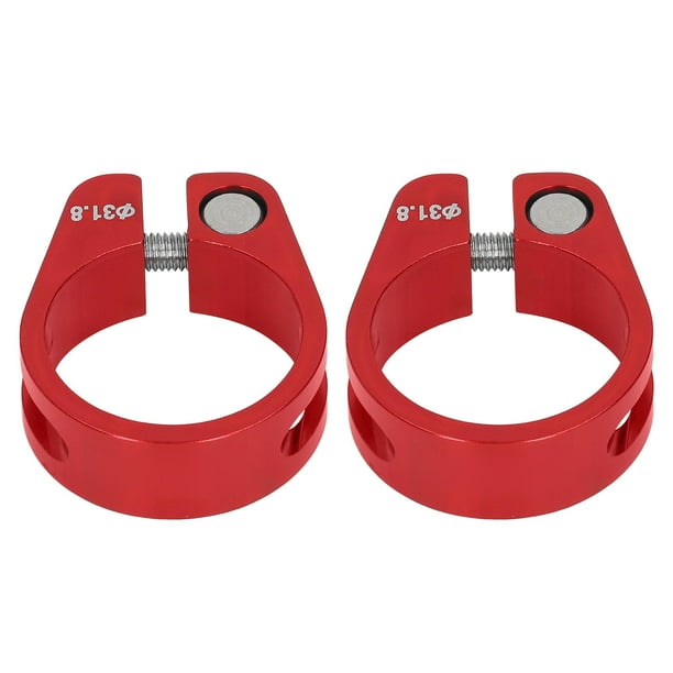 Abrazadera para poste de bicicleta abrazadera para tubo de bicicleta aleación de aluminio hueca de área grande liberación rápida 2 piezas resistente a la corrosión para ANGGREK Otros