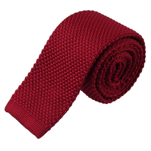 Lazo Tejido Fino Yinane para Hombres rojo de paisley