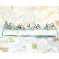 thumbnail image 2 of Kissell, Mackenzie 31x26 Black Ornate Wood Framed with Double Matting Museum Art Print Titled - Last Supper, 2 of 4