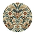 thumbnail image 2 of Nawypu  Fitted Round Tablecloth with Elastic Edge Wipe Clean William Morris Flower Table Cloth for Outdoor/Indoor Use, 2 of 7