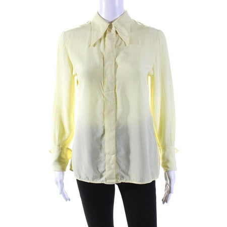 

Pre-owned|Victoria Beckham Womens 70s Collar Shirt Size 4 13960604