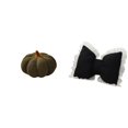 thumbnail image 1 of Cojín decorativo de Halloween con lazo de calabaza para sofá, cama, dormitorio, estudio, oficina o silla. Ideal para decoración moderna del hogar., 1 of 8