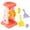 Red, variant on Beach Toys, 5 Pcs Sand Toys Set, Beach Toys for 1-3, Water Wheel Sifter Shovels Set, Including Water Wheel, Rake, Shovel, Sand Molds, Sandbox Toys for 3-12, 7.67x4.72"