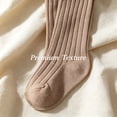 thumbnail image 3 of TELOLY 2Pairs Kids Socks,0-6 Months Girl Socks,Double-Needle Ribs Tube Socks,Style1, 3 of 7