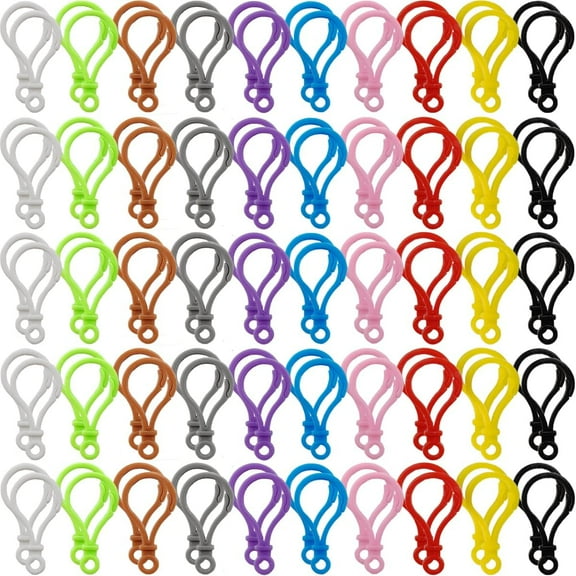 300pcs Lobster Clasp Keychain Lanyard Clips, Plastic Lobster Claw Clasps Backpack Clips Plastic Keychains for Crafts Keychain Hook DIY Handmade