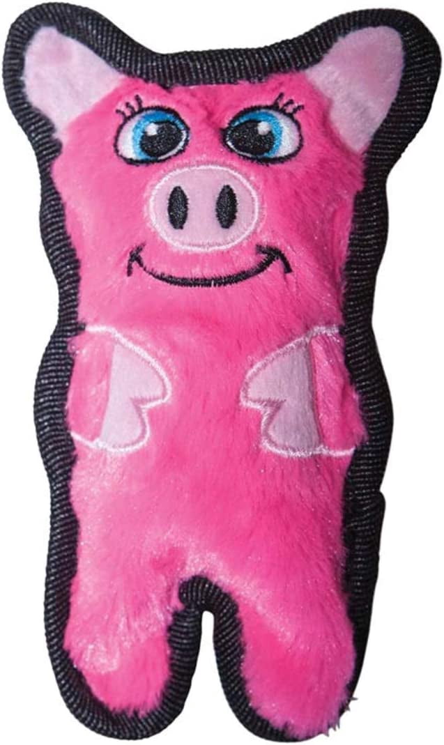Invincibles Dog Toy Tough Durable Squeaker Tugs Choose Pig Dog or Duck Character (All 3 Characters)