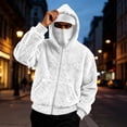 thumbnail image 2 of Lounge Zip Up Hoods for Man Fall Winter Long Sleeve Warm Fuzzy Plain Jackets Hood Outfits Sweatshirt Mens 2026 Trendy, 2 of 7
