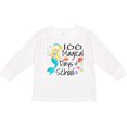 thumbnail image 3 of Inktastic 100 Magical Days of School with Blue Mermaid and Fish Boys or Girls Long Sleeve Toddler T-Shirt, 3 of 5