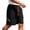 (Casual 127)Black, variant on Mens Casual Shorts Fashion Breeches Sports Elastic Waist Drawstring Pocket Summer Solid Color Short Pants