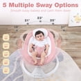 thumbnail image 5 of OEIKPFN Electric Baby Swing for Infants for Boy Girl with Bluetooth, Remote Control, 5 Speeds, 10 Music Pink, 5 of 8