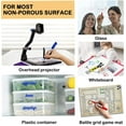 thumbnail image 5 of Shuttle Art Wet Erase Markers, 15 Pack Black 1mm Fine Tip Smudge-Free Markers, Use on Laminated Calendars,Overhead Projectors,Schedules,Whiteboards,Transparencies,Glass,Wipe with Water, 5 of 6
