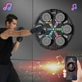 thumbnail image 4 of 2025 Upgrade Music Boxing Machine for Adults,Music Punching Machine with Rhythm Light,Smart Bluetooth Boxing Equipment with Glove,Sports Gift (Black), 4 of 9