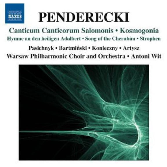 Antoni Wit - Canitcum Canticorum Salomnis / Kosmogonia - Music & Performance - CD