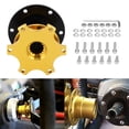 thumbnail image 4 of Steering Wheel Quick Release Hub, High Strength CNC Alloy Universal 6 Hole Quick Release Hub Adapter  For Racing, 4 of 8