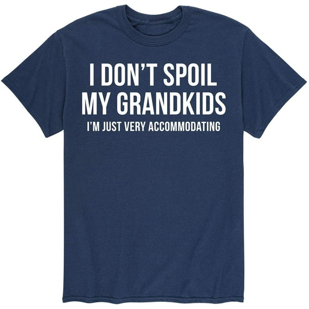 I Dont Spoil My Grandkids Grandpa Shirt Gift - Mens Short Sleeve Graphic  T-Shirt 