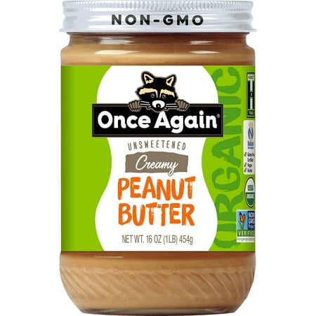UNSWEETENED CREAMY PEANUT BUTTER, UNSWEETENED CREAMY