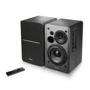 Edifier R1280DBs Active Bluetooth Bookshelf Speakers with T5 8-Inch Powered Subwoofer Bundle - 2.0 Wireless Studio Monitor Speaker Set with Optical Input – Black