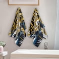 thumbnail image 4 of Dreamtimes Tropical Leaf Parrot Vintage Hand Towels 2 PCS, Kitchen Towel Ultra Soft and Highly Absorbent,Decorative Fingertip Face Towel for Bathroom Hotel, 28.3"x14.4", 4 of 6
