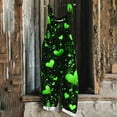 thumbnail image 2 of JURANMO Lighten Sales of The Day St Patricks Jumpsuits for Women 2025 Funny Printed Cute Holiday Rompers Summer Casual Adjustable Strap Cotton Linen Overalls with Pockets Green XXXXXL, 2 of 6