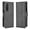 Black, variant on Galaxy Z Fold 3 5G Case, Shockproof PU Leather Wallet Flip Stand Magnetic Cover, Black