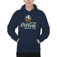 thumbnail image 2 of Officially Licensed Coca Cola Athletic Club Soccer Logo Men's Hoodie, 2 of 3