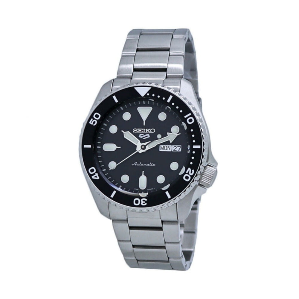Seiko Men's 5 Sports Automatic Black Dial Watch - SRPD55K1