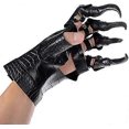 thumbnail image 3 of Accesorios para fiesta de Halloween, carnaval, cosplay, guantes de garra de dragón (negros), 3 of 5