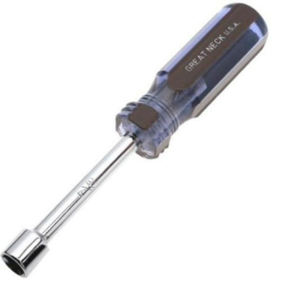 Great Neck Saw Manufacturing NDC18 0.43 in. Chrome Vanadium Steel Nut Driver