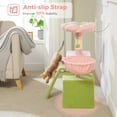 thumbnail image 5 of PAWZ Road Cat Tree 31.5" Cute Flower Cat Scratching Post Tower with Cozy Condo, Hammock & Ramp for Indoor Cats, Pink, 5 of 7