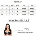 thumbnail image 6 of 2PC Push Up Bra for Women Underwire Underwear With Garter Tops Wirefree Comfort Yoga Cami Lace Deep V Bralette Bra Full Coverage T-Shirt Bra, 6 of 6