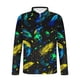 thumbnail image 5 of Ceisia Men Color Block Long Sleeve Zipper Casual Daily Outdoor Versatile Gift Fashion Athletic Top, 5 of 5