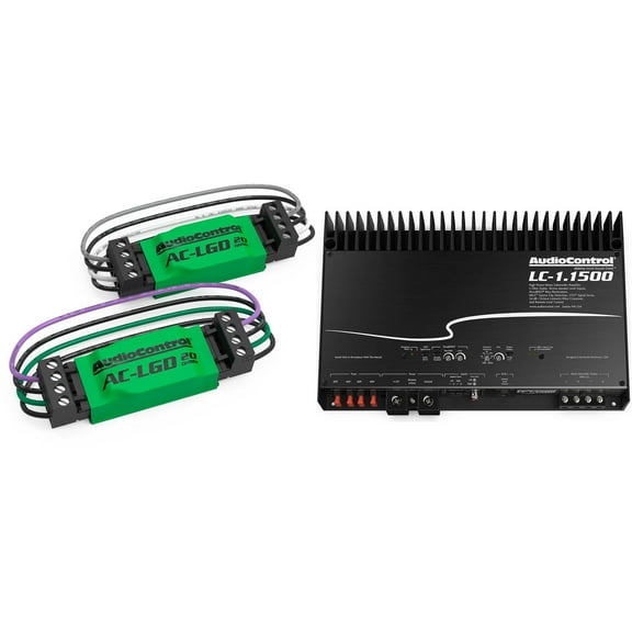 AudioControl LC-1.1500 Mono Subwoofer Amplifier with 1 Pair AudioControl AC-LGD 20 Load generating device