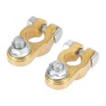 thumbnail image 2 of 1 par de clips de abrazadera de terminal de batería de repuesto de coche nuevo conector de latón Paquete A kusrkot conectores terminales, 2 of 7