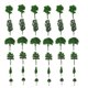 thumbnail image 1 of 100 piezas árboles modelo árbol artificial plantas falsas decorativo realista planta verde parque paisaje diseño paisaje en miniatura paisaje patrón aleatorio, 1 of 5