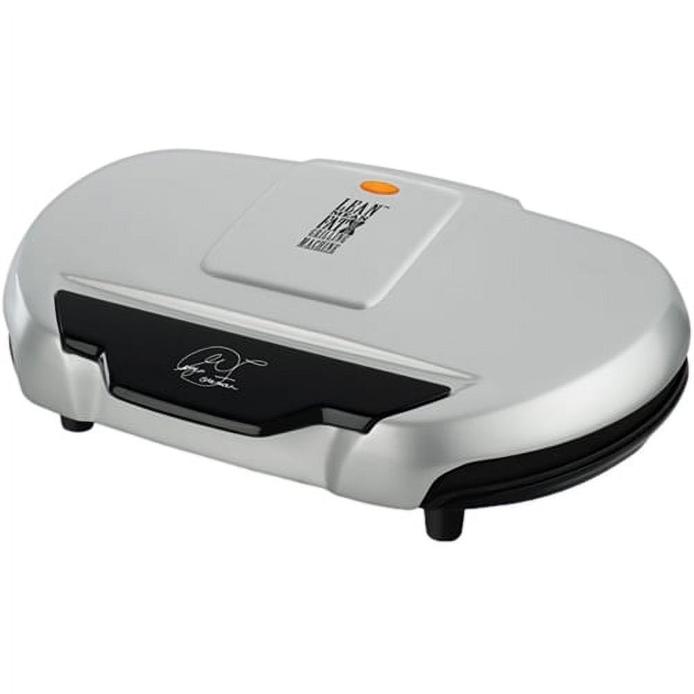 George Foreman 9-Serving Classic Plate Electric Grill and Panini Press, Silver, GR144 - image 2 of 2