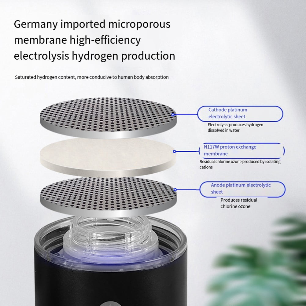 .5L Large Hydrogen Water Bottle Hydrogen Water Bottle Generator 3000ppb