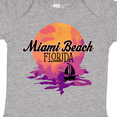 thumbnail image 4 of Inktastic Miami Beach Florida Vacation Sunset Girls Baby Bodysuit, 4 of 5