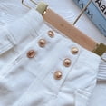 thumbnail image 6 of 2024 Summer Girls Fashion Jeans Shorts with Buttons Baby Kids Children Casual Denim Hot Shorts, 6 of 6
