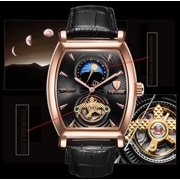 Tevise Top Automatic Self-winding Watch Men Tourbillon Mens Mechanical Watches Skeleton Male Sport Wristwatch Relogio Masculino 8383D