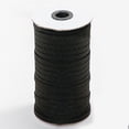 thumbnail image 2 of EIMELI Elastic 1/8" 1/4" Width ~ 3Mm 6Mm Braided Elastic Band Cord Knit Band Sewing 100/200Yards Us Stock,180 Yards 3Mm(Black 0.6CM 200 yards), 2 of 7
