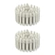 thumbnail image 4 of Bewildely Mini decoraciones de valla de madera en miniatura, accesorio de barrera de balcón decorativo para jardín para el hogar, interior, Blanco 100 x 5 cm 2Conjunto, 4 of 6