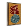 thumbnail image 3 of Stupell Industries Modern Modern Vase on Yellow Brown Floating Frame Canvas Art, 17 x 21, by Regina Moore, 3 of 8