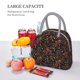 thumbnail image 5 of Balery Floral Bolsa de Almuerzo para Mujeres, Caja de Almuerzo, Bolsa de Almuerzo Pequeña Impermeable, Tote de Almuerzo Reutilizable con Gran Capacidad, 5 of 6