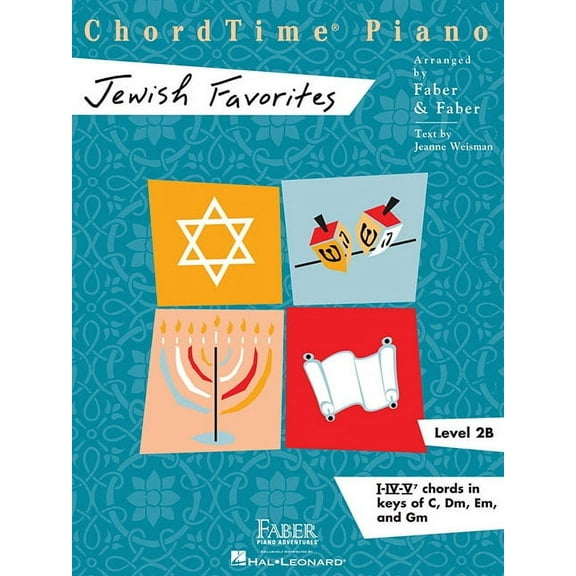 Chordtime Piano Jewish Favorites - Level 2b, (Paperback)