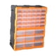 thumbnail image 4 of 39 cajones organizador de piezas pequeñas gabinete artesanal, caja de cuentas de 39 rejillas, almacenamiento de herramientas de hardware profesional Naranja, 4 of 9