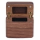 thumbnail image 5 of Caja De Anillo, Tapa Magnética, Estilo Elegante, Material De Nogal, Caja De Anillo De Boda Portátil Compacta Para Joyería ANGGREK Otros, 5 of 8