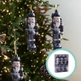 thumbnail image 4 of Harlier 3CPS Black Christmas Guard Ornaments, 5.5 Inch Decorative Hanging Baubles, Shatterproof Christmas Tree Hanging Ball Ornaments Party Decorations for Xmas Trees, 4 of 7